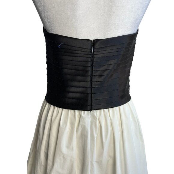 Max & Cleo Black and White Strapless Dress - Picture 10 of 10